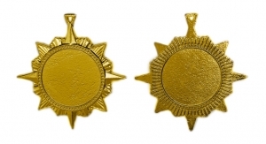 Медаль-орден многоконечная звезда 70 мм А-70-02