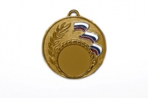 Медаль с триколором с эмалью М-50-04-Э