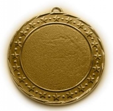 Универсальная медаль Россия с центральной вставкой по индивидуальному заказу 