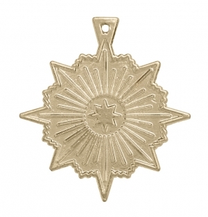 Медаль-орден многоконечная звезда А-50-02 Диаметр - 50 мм